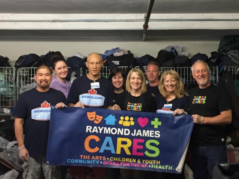 Thanking Raymond James for their amazing community spirit!